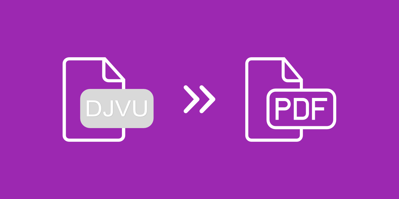 Come convertire DJVU in PDF?