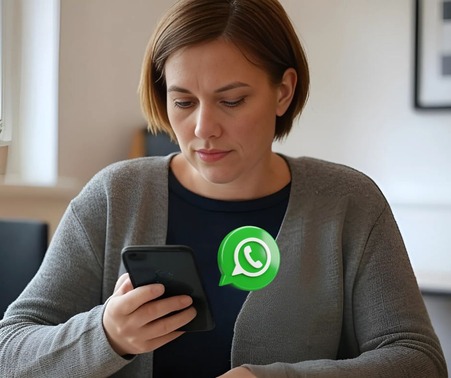 Woman with mobile phone