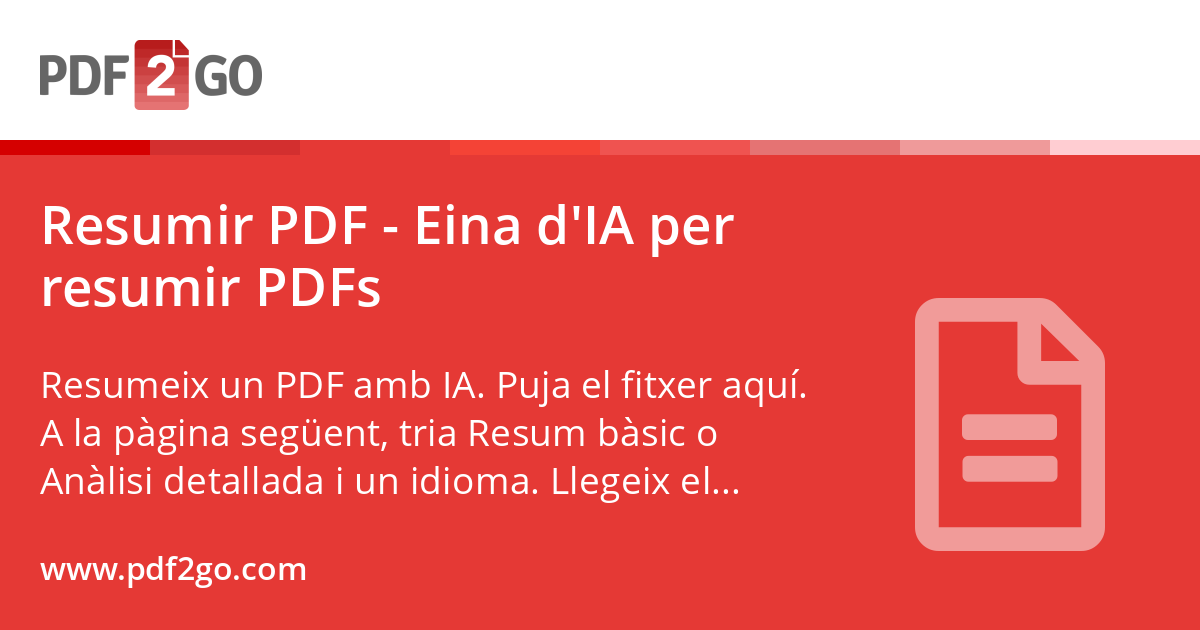 Simisear Pdf Resumir PDF - Eina d'IA per resumir PDFs