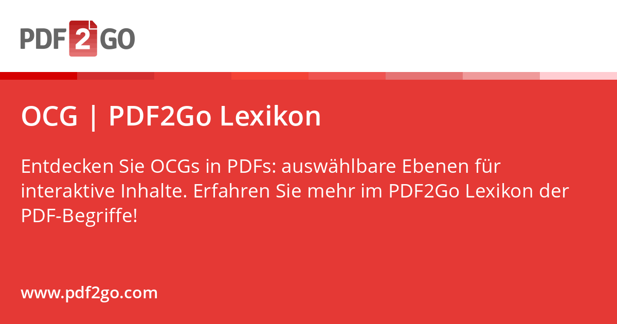 Ocg Complex OCG | PDF2Go Lexikon