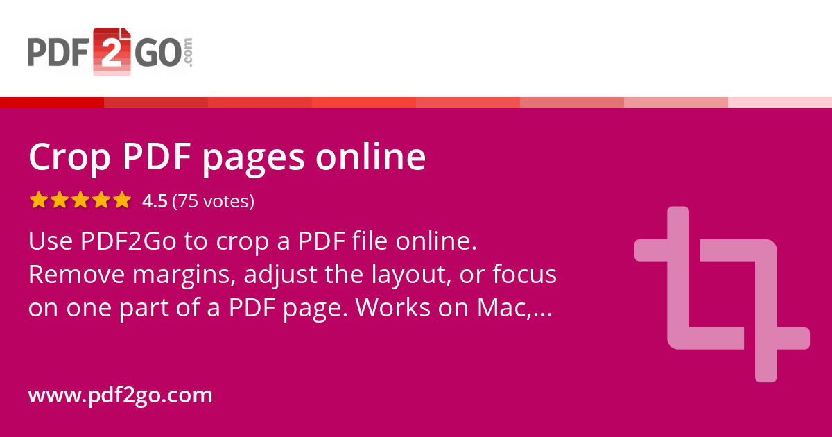 Crop PDF Pages Online Crop pdf pages online