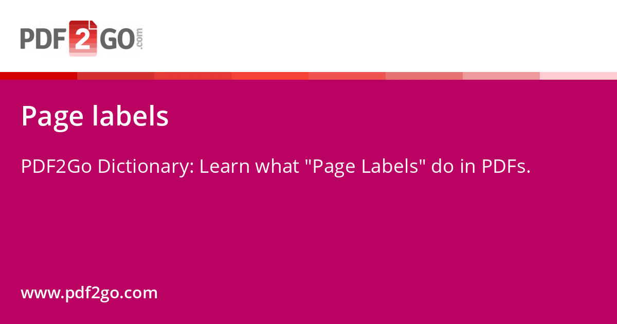 page-labels