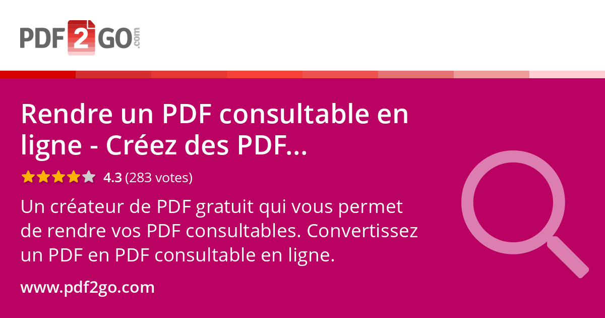 Rendre un PDF consultable en ligne - Créez des PDF consultables ...