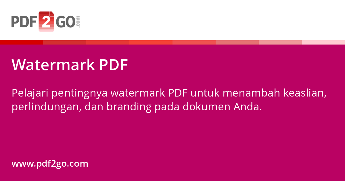 Watermark PDF