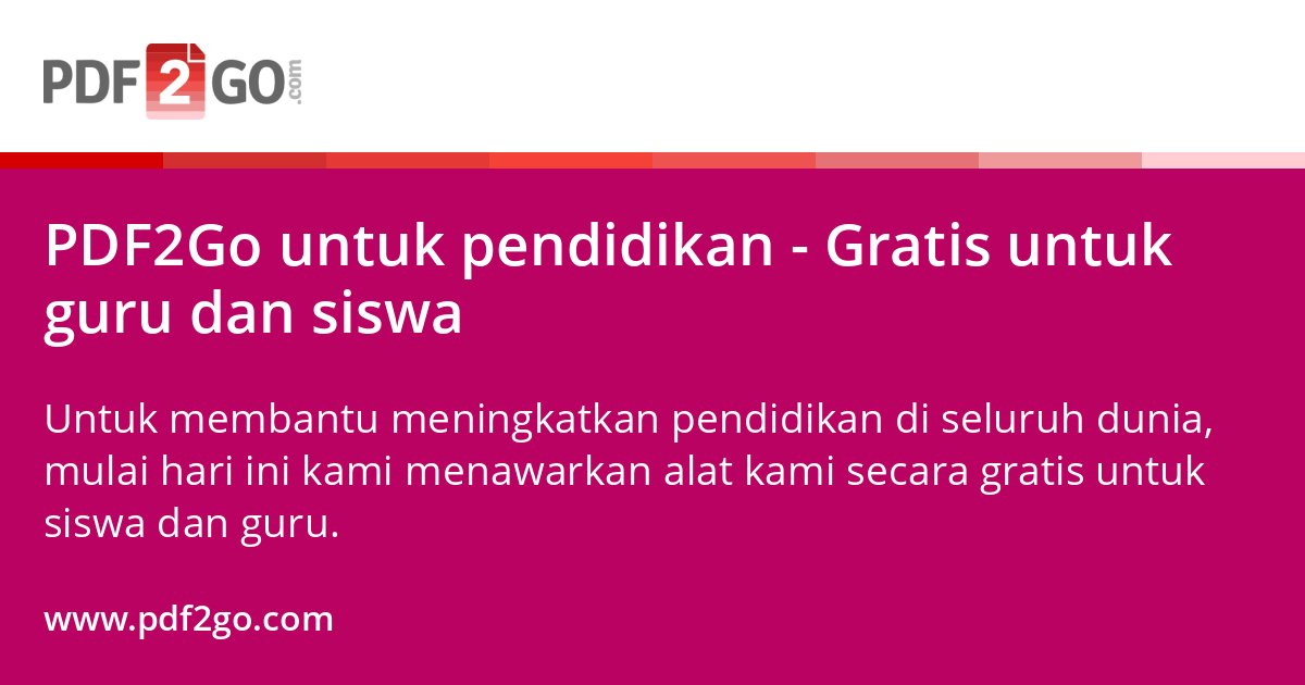 PDF2Go Untuk Pendidikan Gratis Untuk Pengajar Dan Pelajar Pdf2go untuk pendidikan gratis untuk pengajar dan pelajar