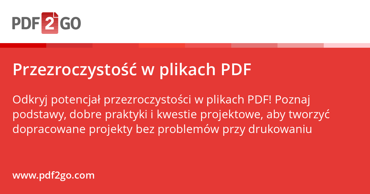 Przezroczystość w plikach PDF